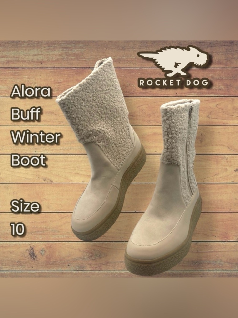 Rocket Dog Women's Alora Buff Winter Boots - Size 10